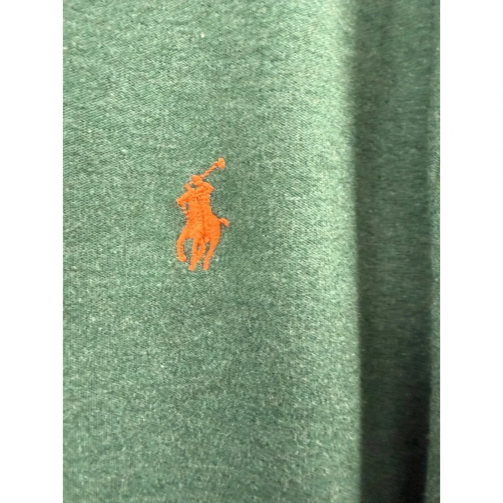 Polo Ralph Lauren Mens XL Green Heather Short Sleeve Cotton Polo Shirt
